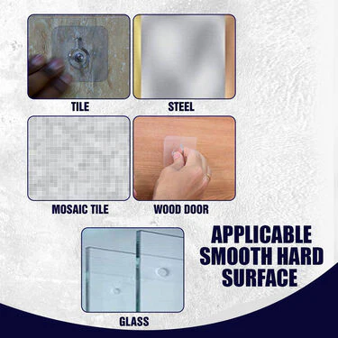 Heavy Duty Self Adhesive Utility Nail Hooks Pack of 20 - Image 4