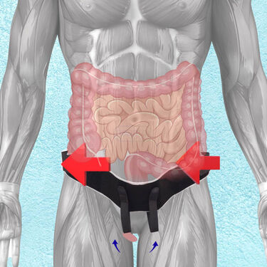 Inguinal Comfortable Hernia Support Belt for Men (PRS52) - Image 3