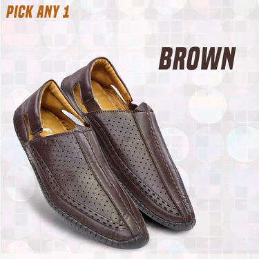 Leatherite Sandal Pick Any 1 Free leatherite watch + Sunglasses + Wallet (SW87) - Image 3