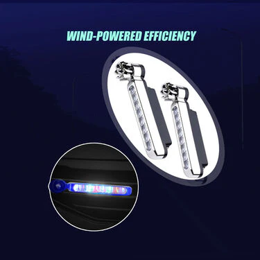 LED Lights For Cars That Works On Wind Power- Pack of 2 (CWL) - Image 6