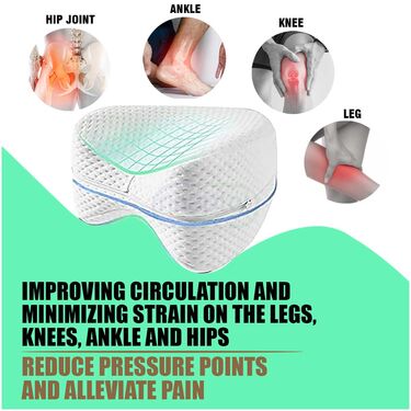 Leg & Lower Pain Relief Memory Foam Pillow (HE07) - Image 4