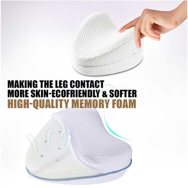 Leg & Lower Pain Relief Memory Foam Pillow (HE07) - Image 6