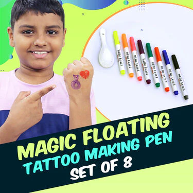 Magic Floating Tatoo Making Pen Set of 8