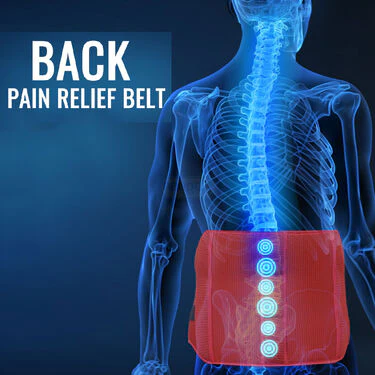 Magnetic Back Support Belt with Pain Relief Spray (PRS65) - Image 3