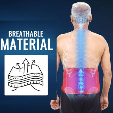 Magnetic Back Support Belt with Pain Relief Spray (PRS65) - Image 5
