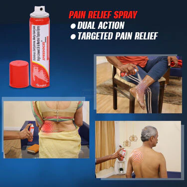 Magnetic Back Support Belt with Pain Relief Spray (PRS65) - Image 7