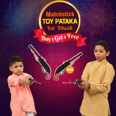 Matchstick Gun For Diwali - Buy 1 Get 1 FREE (MG1)