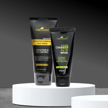 Mens Charcoal Peel Off Mask + Face Wash for Brightening (CPMFW) - Image 2