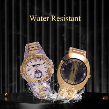 Mens Luxury Golden Watch Buy1 Get 1 Free (2MW16) - Image 5