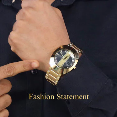 Mens Luxury Golden Watch Buy1 Get 1 Free (2MW16) - Image 6