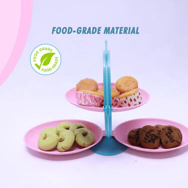 Multi-Use Foldable 3 Layer Fruit, Snack, Candy Plate(FFT) - Image 3
