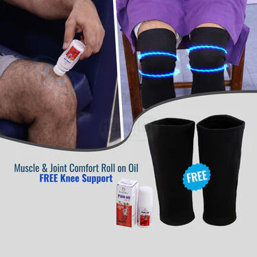 Muscle & Joint Comfort Roll On Oil + Free Knee Support (PRC)