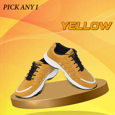 New Sports Shoes Pick Any 1 - Free Stylish Watch + Sunglasses + Aluminium Wallet (SW84) - Image 3