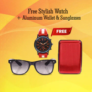 New Sports Shoes Pick Any 1 - Free Stylish Watch + Sunglasses + Aluminium Wallet (SW84) - Image 4