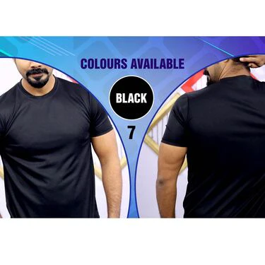 Pack of 10 Round Neck T-shirts with Free Digital Watch - Image 8