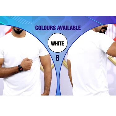 Pack of 10 Round Neck T-shirts with Free Digital Watch - Image 9