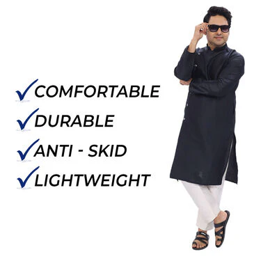 Pack of 2 Men's Madras Sandals with Free Sunglasses (SW86) - Image 7