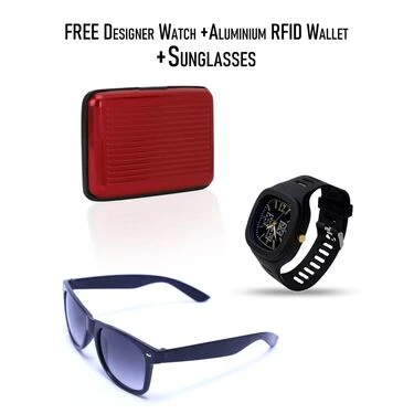 Pack Of 3 Comfortable Pants With Free 1 Watch + Aluminum Wallet + Sunglass (3SPT-9) - Image 2