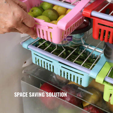 Pack of 4 Adjustable Fridge Storage Rack (4FR1) - Image 4