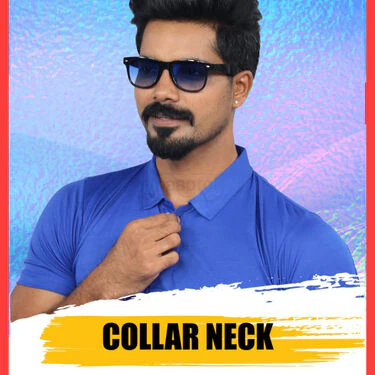 Pack of 5 Collar T-shirt With 5 Matching Sunglasses (5PTS1) - Image 7