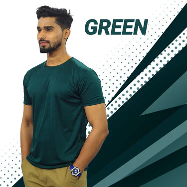 Pack of 5 Round Neck T-shirts with Free Designer Watch (5RTW-3) - Image 4