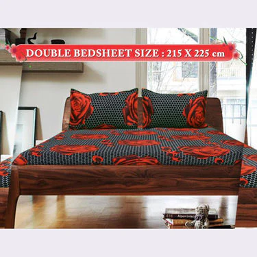 Pack of 8 Double Bedsheets + 16 Pillow Covers (8BS) - Image 13