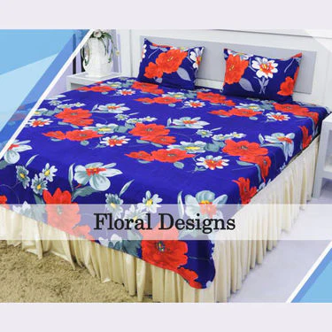 Pack of 8 Double Bedsheets + 16 Pillow Covers (8BS) - Image 4