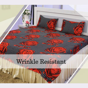 Pack of 8 Double Bedsheets + 16 Pillow Covers (8BS) - Image 7