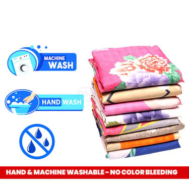 Pack Of 8 Multi Colour Double Bed Sheets With 16 Pillow Covers (8BS54) - Image 11