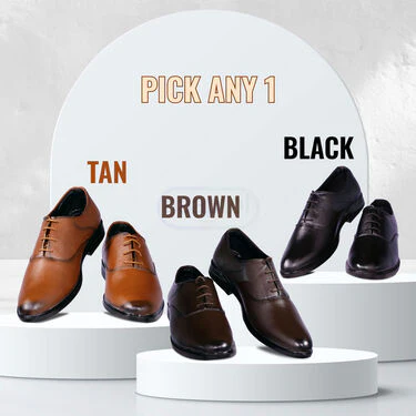 Pick Any 1 Formal Shoes + Free Designer Watch & Secure Wallet (FSC1) - Image 7