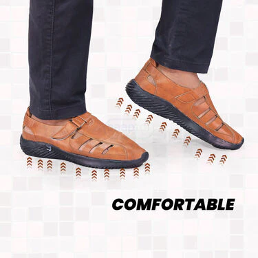 Pick Anyone Leatherite Sandal + Free 2 Pair Socks + Trimmer (SDC8) - Image 5