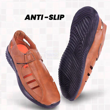 Pick Anyone Leatherite Sandal + Free 2 Pair Socks + Trimmer (SDC8) - Image 6