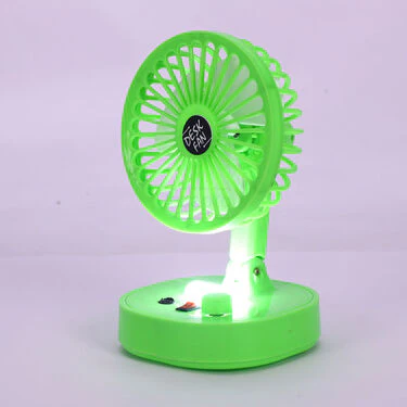 Rechargeable Portable Fan With LED Light (EF29) - Image 5