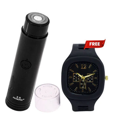 Rechargeable Quick & Painless Powerful Shaver for Men + Free Stylish Watch (PHW) - Image 2