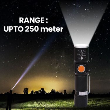 Rechargeable Torch with USB Charger (EL3) - Image 8