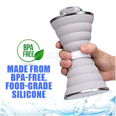 Silicone Collapsible Water Bottle (1SB2) - Image 3