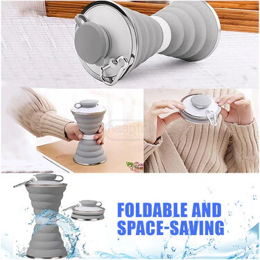 Silicone Collapsible Water Bottle (1SB2) - Image 5