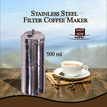 Stainless Steel Filter Coffee Maker 500ml (1CFM1)