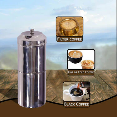 Stainless Steel Filter Coffee Maker 500ml (1CFM1) - Image 2