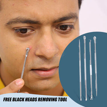 Stylish Golden Trimmer  + Free Black Heads Removing Tools (PMTBRT1) - Image 4