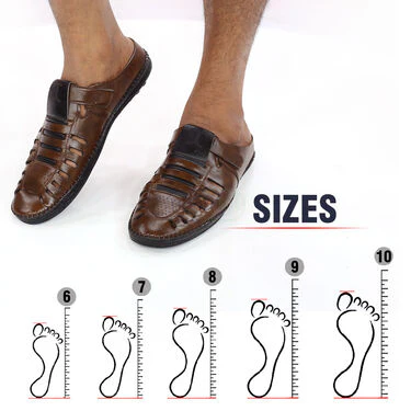 Stylish Leatherite Sandals Pick Any 1 + Free Sports Watch + Sunglasses + Golden Chain + Golden Bracelet (SDC1) - Image 6