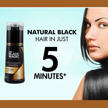 The Black Magic Hair Color Shampoo with Hair Energizing Scalp Serum - Image 6