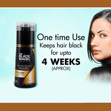 The Black Magic Hair Color Shampoo with Hair Energizing Scalp Serum - Image 9
