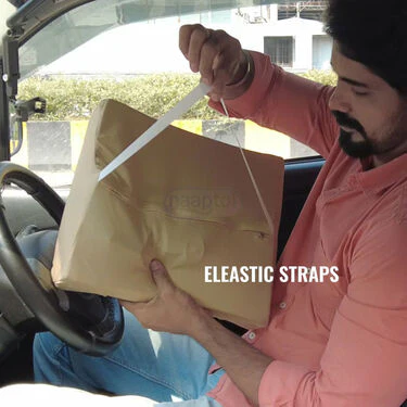 Vibrating Memory Foam Backrest Pillow For Cars (PRS156) - Image 5