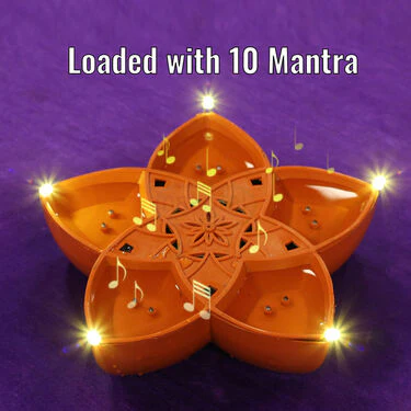 Water Sensor Panchmukhi Mantra Diya + Free 2 Water Sensor Diya (MD9) - Image 4