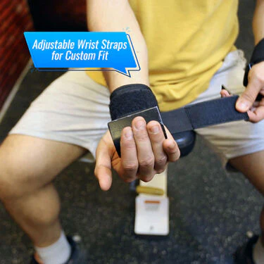 Weight Lifting Gym Hook Strap With Wrist Support (PWL01) - Image 3