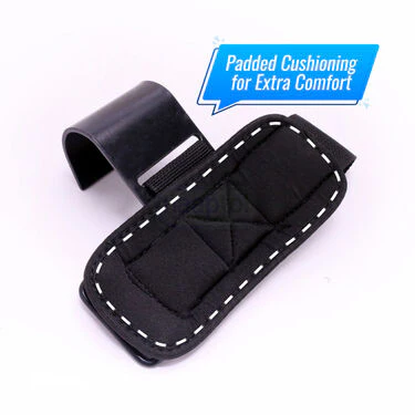 Weight Lifting Gym Hook Strap With Wrist Support (PWL01) - Image 4