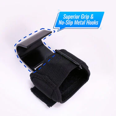 Weight Lifting Gym Hook Strap With Wrist Support (PWL01) - Image 5