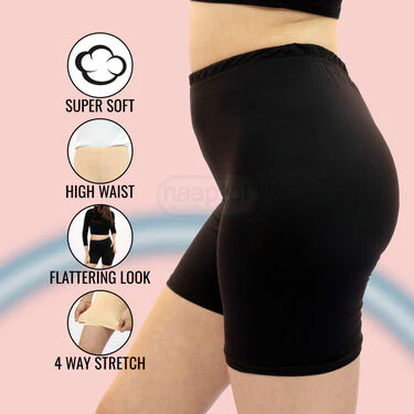 Womens High Waist Super Stretch Shorts - Buy 1 Get 1 Free (WS1) - Image 3